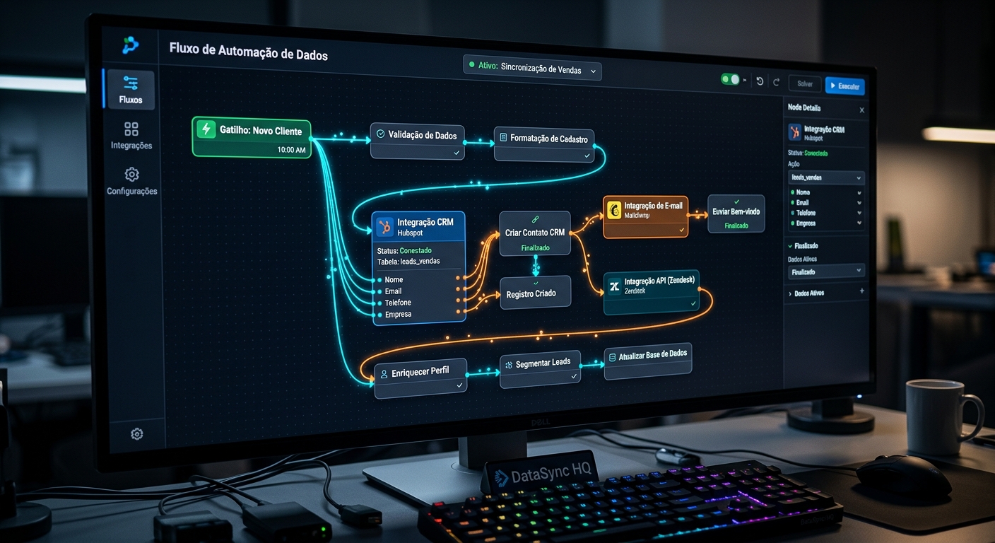 Automação Operacional (Make/n8n)